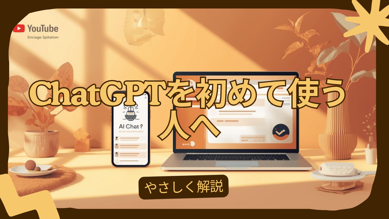 ChatGPTを初めて使う人へ。登録から最初の一言まで、やさしく解説します